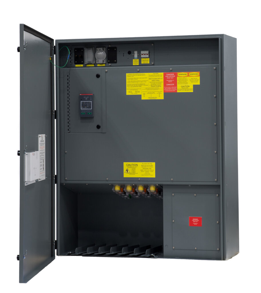 A Trystar Generator Docking Station with an integrated Automatic Transfer Switch
