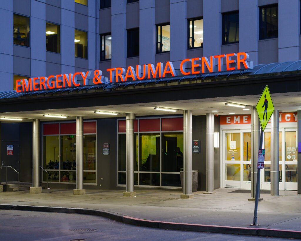 A typical hospital ... one of many types of facilities that require fail-proof life safety solutions during electrical power disruptions.  #emergencyegresslighting #lifesafety