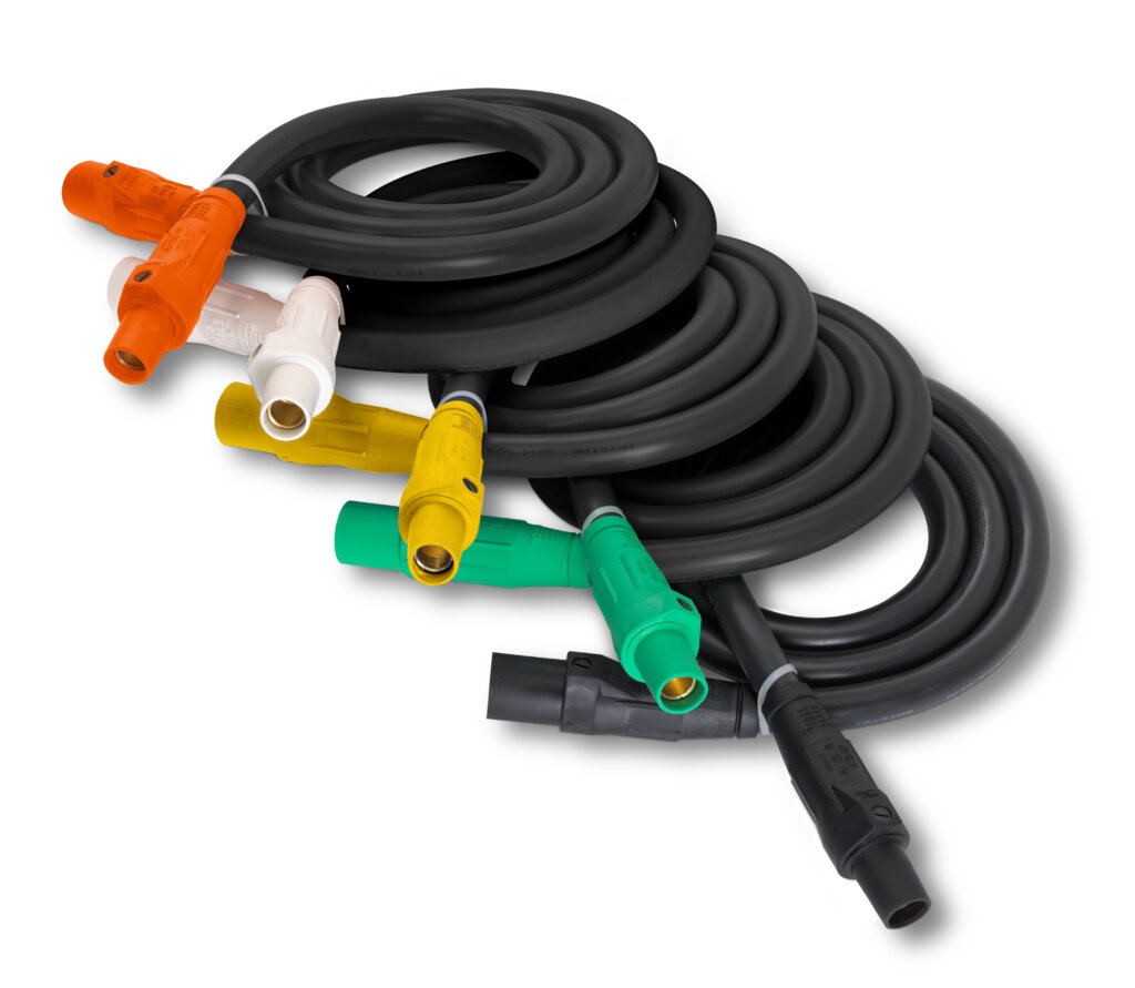 Trystar heavy‑duty power cables can include custom identification printing for rental fleets.