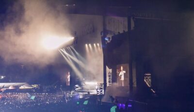 View of stage at Bonaroo